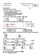 Bộ đề kiểm tra 15 phút số 1 môn Đại số Lớp 10 - Trường THPT Thanh Sơn